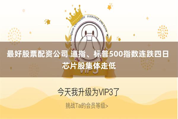 最好股票配资公司 道指、标普500指数连跌四日 芯片股集体走低